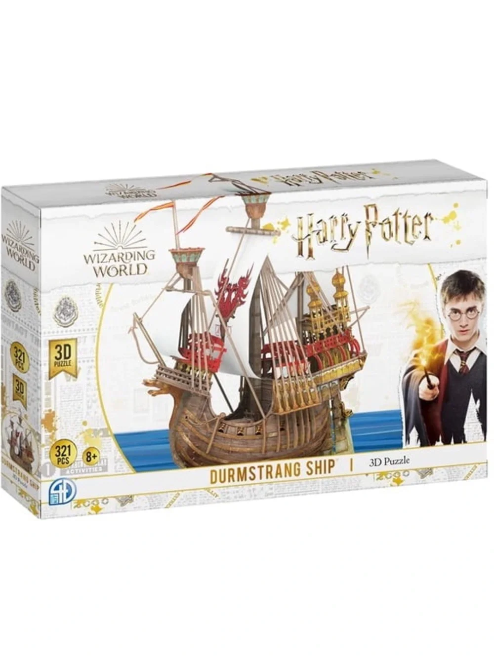 Wizarding World Harry Potter Durmstrang Ship 3D Puzzle - Brown